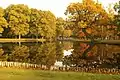 Le jardin anglais, en automne