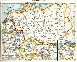 carte des provinces romaines