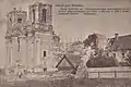 Ruines en 1909 de l'église dominicaine Saint-Antoine-de-Padoue