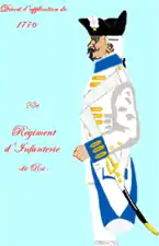 régiment du Roi de 1776 à 1779