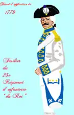 régiment du Roi de 1779 à 1791