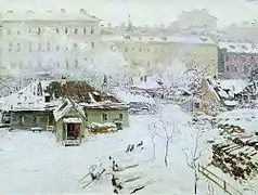 Premières neiges, 1910