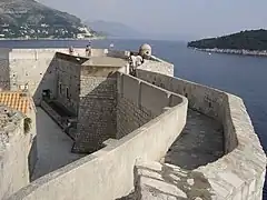 Remparts de la forteresse de Dubrovnik
