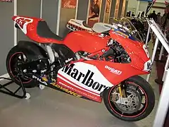 La Ducati de MotoGP en 2003.