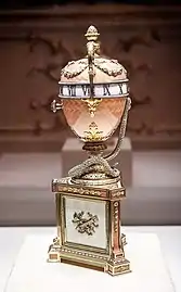 Œuf de Fabergé offert à Consuelo Vanderbilt pour son mariage (1895).