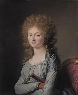 Portrait de la Duchesse d'Aiguillon, 1790, huile sur toile