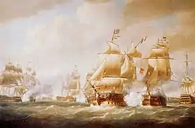 illustration de HMS Agamemnon (1781)