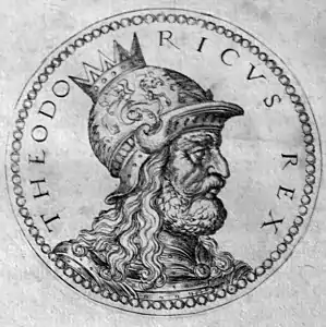 Theodoricus de son Ducs et rois d'Austrasie.