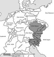 Royaume de Bohême sous Ottokar II de Bohême (1253-1278)