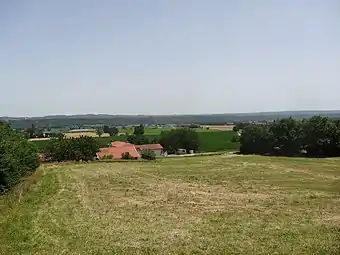 Point de vue depuis le village.