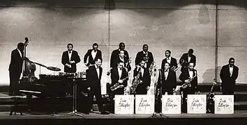 Duke Ellington et son orchestre big band jazz en 1963