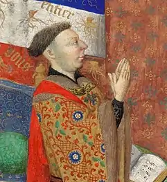 Jean de Lancastre, duc de Bedford et régent anglais du royaume de France.