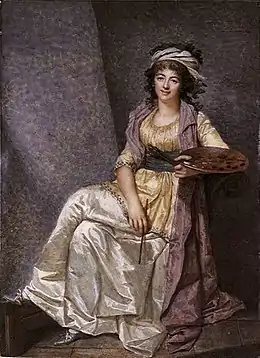 Marguerite Gérard, miniature sur ivoire, 1793