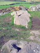 Le fort de Dunadd le bassin et l’empreinte de pied, à  Kilmichael Glassary en Argyll and Bute, Scotland