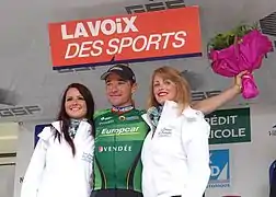 Thomas Voeckler, coureur le plus combatif du jour.