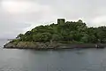 Le château vu du ferry allant d'Oban à Craignure