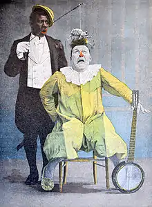 Son duo avec Chocolat. Illustration de René Vincent