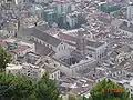 Vue aérienne de la cathédrale.