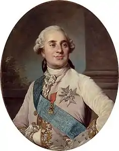 Louis, roi de France, par Joseph Duplessis, entre 1774 et 1776.