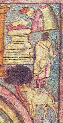 Fresque de la synagogue de Doura Europos, milieu du IIIe siècle