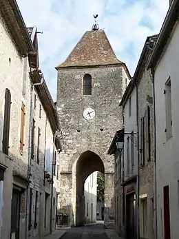 La tour de l'Horloge, côté ouest (oct. 2012).