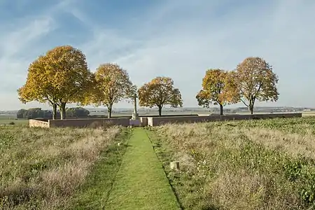 Le cimetière britannique.