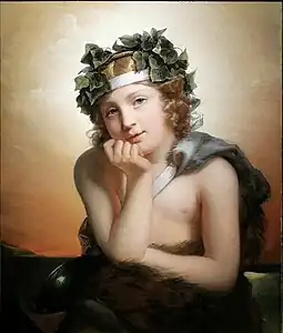 Bacchus enfant, 1822, Orléans, musée des Beaux-Arts.