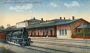 La gare de Jarosław en 1914.