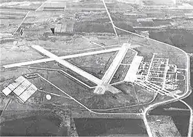 La base dans les années 1940, à l'époque Abilene Army Air Base (AAB).