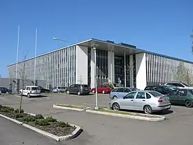 Dynamicum, le nouveau bâtiment de l'Institut météorologique finlandais et de l'Institut finlandais de la recherche maritime à Helsinki.