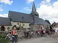 Pause goûter sur l'étape Gisors-Forges-les-Eaux