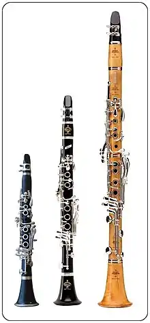 photo : quatre clarinettes