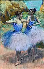 Edgar Degas, Les Danseuses mauves.