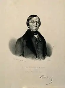 E. Frédéric Dubois d'Amiens, lithographie, 1849