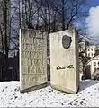 Monument à Eduard Vilde rue Harju tänaval à Tallinn