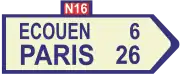 Panneau E1 de position - 1946