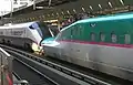 Shinkansen E5 couplé à un Shinkansen E3