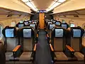 Intérieur de la Green car d'un Shinkansen E6