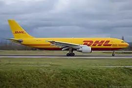 Airbus A300B4-622R-F de DHL Aviation en 2015.