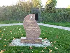 Monument en l'honneur d'Edmond Caillard.