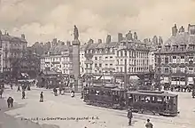 Carte postale de la Grand'Place de Lille avant la Première Guerre mondiale.