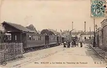 La station de Melun-Ville, terminus du Tramway