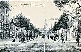 À Saint-Denis, sur l'actuel boulevard Jules-Guesde.