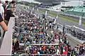 Les stands du circuit d'Estoril ouverts au public.