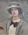 Autoportrait au chapeau, 1912.