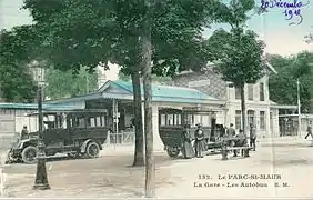 L'ancienne gare, du temps de la ligne de Vincennes.