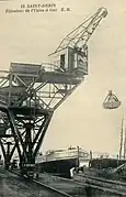 Élévateur de l'usine à gaz au début du XXe siècle.