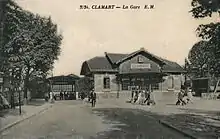 La gare de 1904.