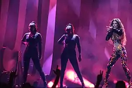 Eleni Foureira à Lisbonne (2018)