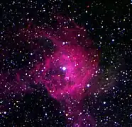 Rémanent de supernova SNR 0543-689.